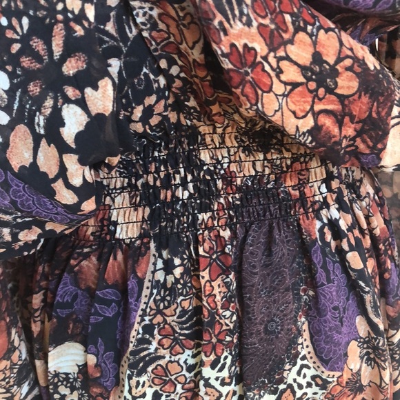 NWOT Rachel Zoe fall floral dress - Picture 5 of 14